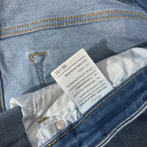 Kancan Distressed Skinny Jeans Medium Wash 5 Button Fly - Picture 3 of 5